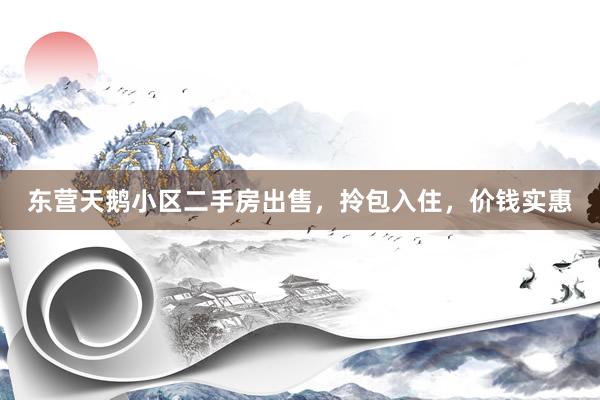 东营天鹅小区二手房出售，拎包入住，价钱实惠